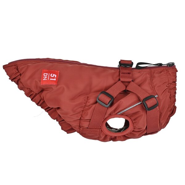 51 Degrees North 51 Degrees North Hondenjas voor Teckel Adventure Harness Coat Terracotta 51 Degrees North 51 Degrees North Hondenjas voor Teckel Adventure Harness Coat Terracotta