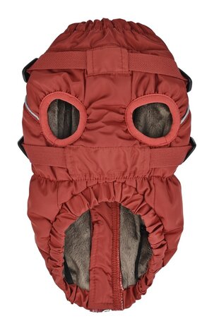 51 Degrees North 51 Degrees North Hondenjas voor Teckel Adventure Harness Coat Terracotta 51 Degrees North 51 Degrees North Hondenjas voor Teckel Adventure Harness Coat Terracotta