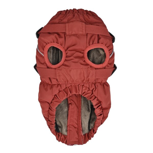51 Degrees North 51 Degrees North Hondenjas voor Teckel Adventure Harness Coat Terracotta 51 Degrees North 51 Degrees North Hondenjas voor Teckel Adventure Harness Coat Terracotta