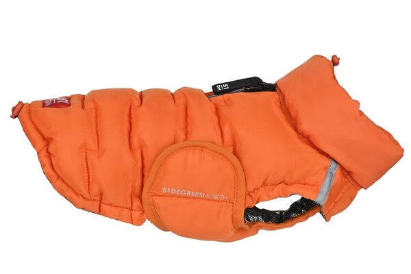 51 Degrees North 51 Degrees North Hondenjas voor Teckel Edge Coat Orange 51 Degrees North 51 Degrees North Hondenjas voor Teckel Edge Coat Orange