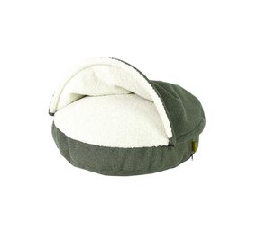 Nachtergaele Nachtergaele ESSENCE Hondenmand Met Kap Donkergroen Nachtergaele Nachtergaele ESSENCE Hondenmand Met Kap Donkergroen