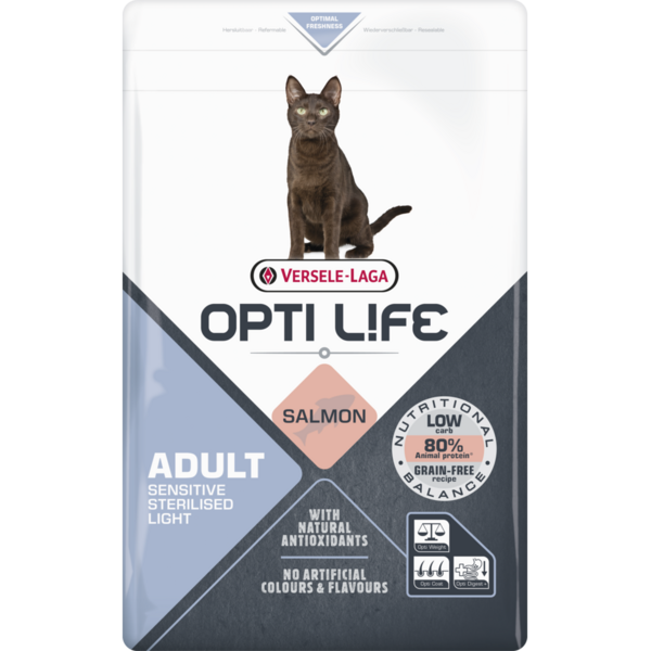 Opti Life Opti Life Kat Sensitive Sterilised/Light Opti Life Opti Life Kat Sensitive Sterilised/Light