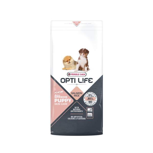 Opti Life Opti Life Puppy Skin Care Zalm All Breeds Opti Life Opti Life Puppy Skin Care Zalm All Breeds