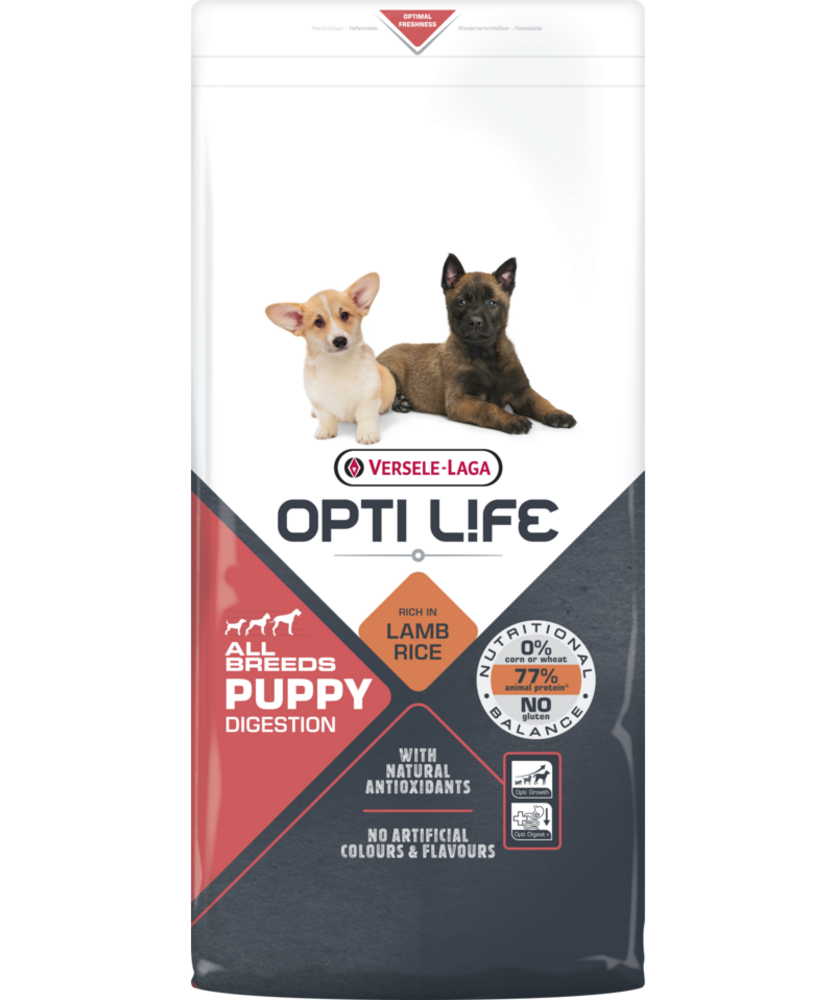 Opti Life  Opti Life Puppy Digestion Lam All Breeds