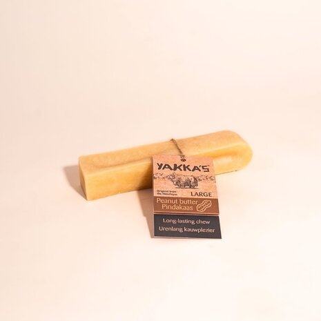 Yakka's YAKKA's Kaasbot Kauwbeen met Pindakaas