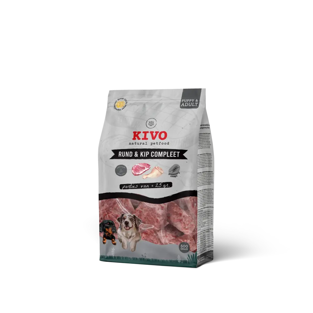 KIVO Vers Vlees KIVO Rund & Kip Compleet (porties) KIVO Vers Vlees KIVO Rund & Kip Compleet (porties)