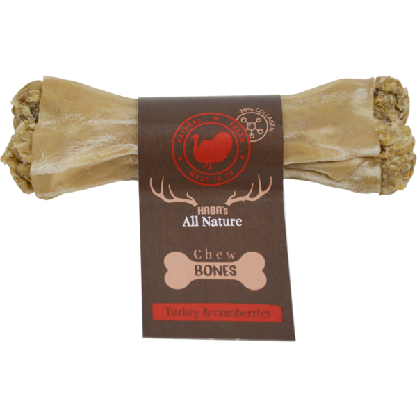 Haba's Haba's CHEWBONES Kauwbot - Kalkoen & Veenbessen Haba's Haba's CHEWBONES Kauwbot - Kalkoen & Veenbessen