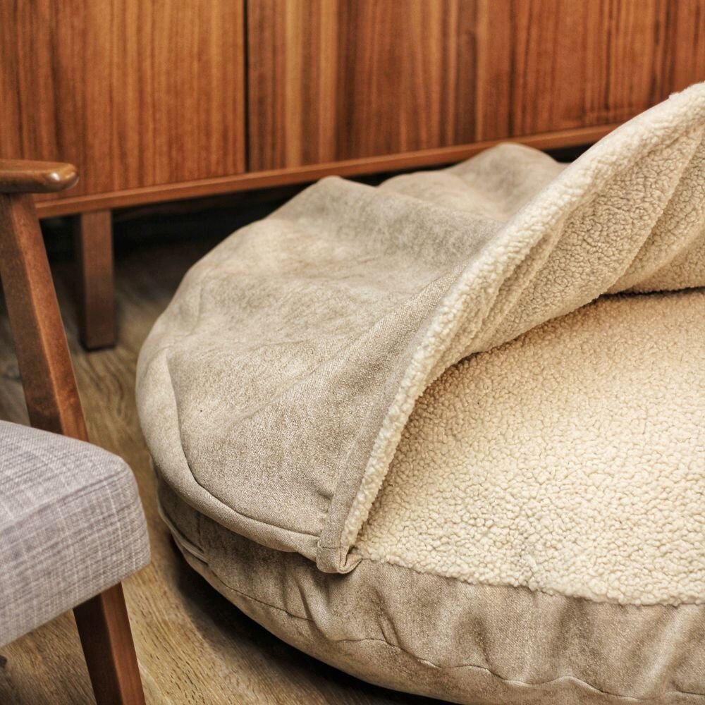 Nachtergaele Nachtergaele WEAVE Hondenmand met Kap Beige