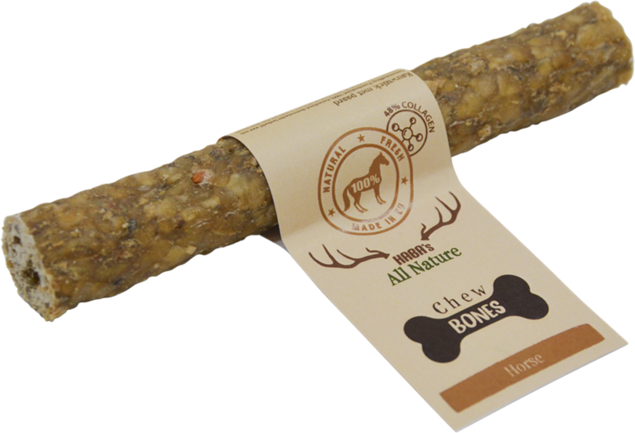 Haba's Haba's CHEWBONES Kauwrol - 100% Paard Haba's Haba's CHEWBONES Kauwrol - 100% Paard