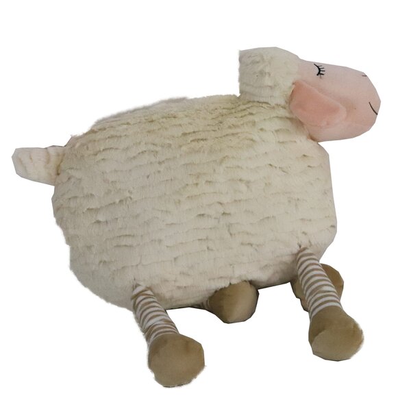 De Boon De Boon Schaap Pluche Speelkussen Beige + Piep De Boon De Boon Schaap Pluche Speelkussen Beige + Piep
