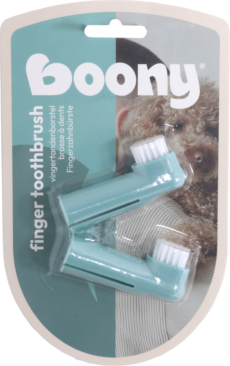Boony Boony Vingertandenborstel (2 stuks)