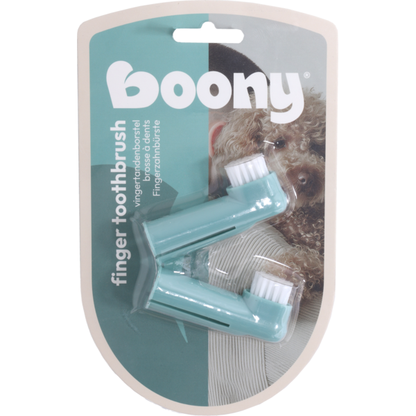 Boony Boony Vingertandenborstel (2 stuks)