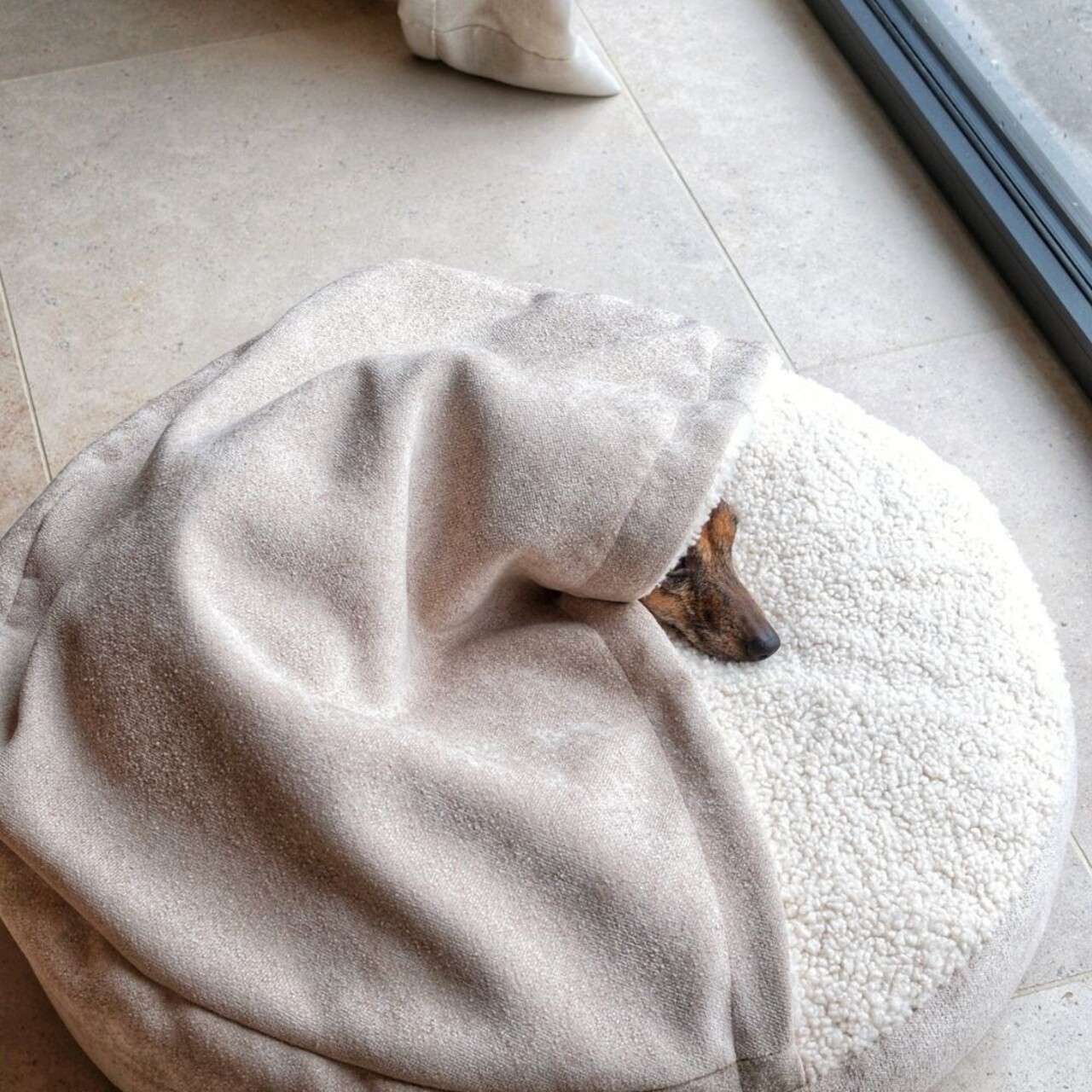 Nachtergaele Nachtergaele WEAVE Hondenmand met Kap Beige