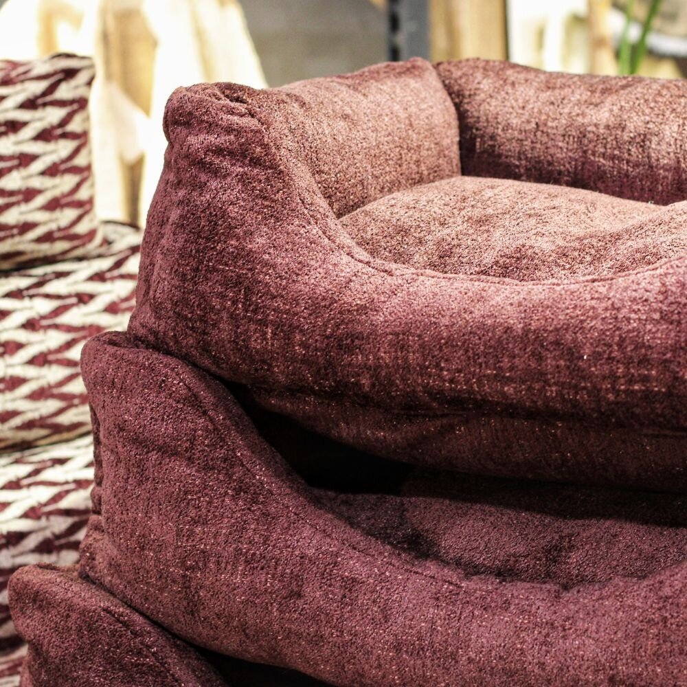 Nachtergaele Nachtergaele NOBLE Hondenmand Ortho Donker Bordeaux