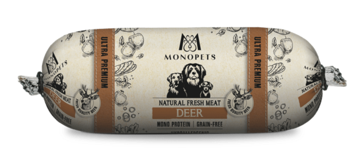 Monopets Monopets Hondenworst Graanvrij met Hert