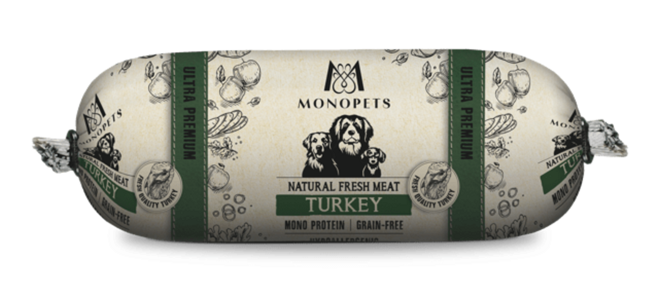 Monopets Monopets Hondenworst Graanvrij met Kalkoen Monopets Monopets Hondenworst Graanvrij met Kalkoen