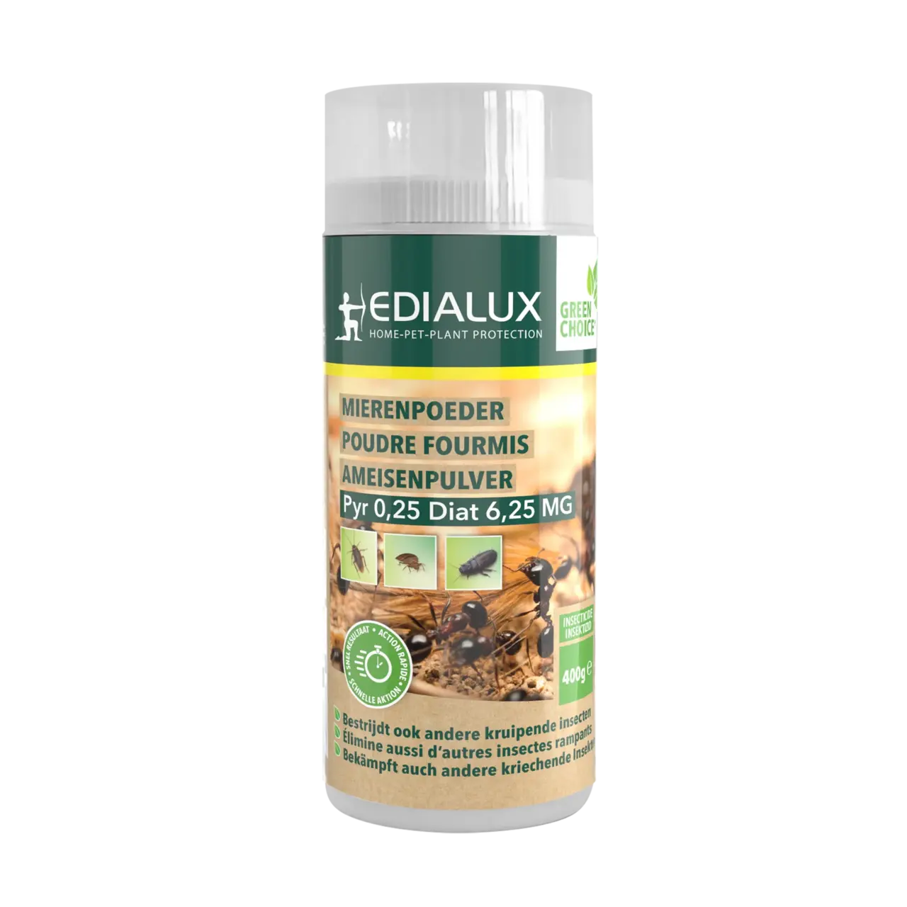 Edialux Edialux Mierenpoeder PYR 0,25 DIAT 6,25MG Edialux Edialux Mierenpoeder PYR 0,25 DIAT 6,25MG