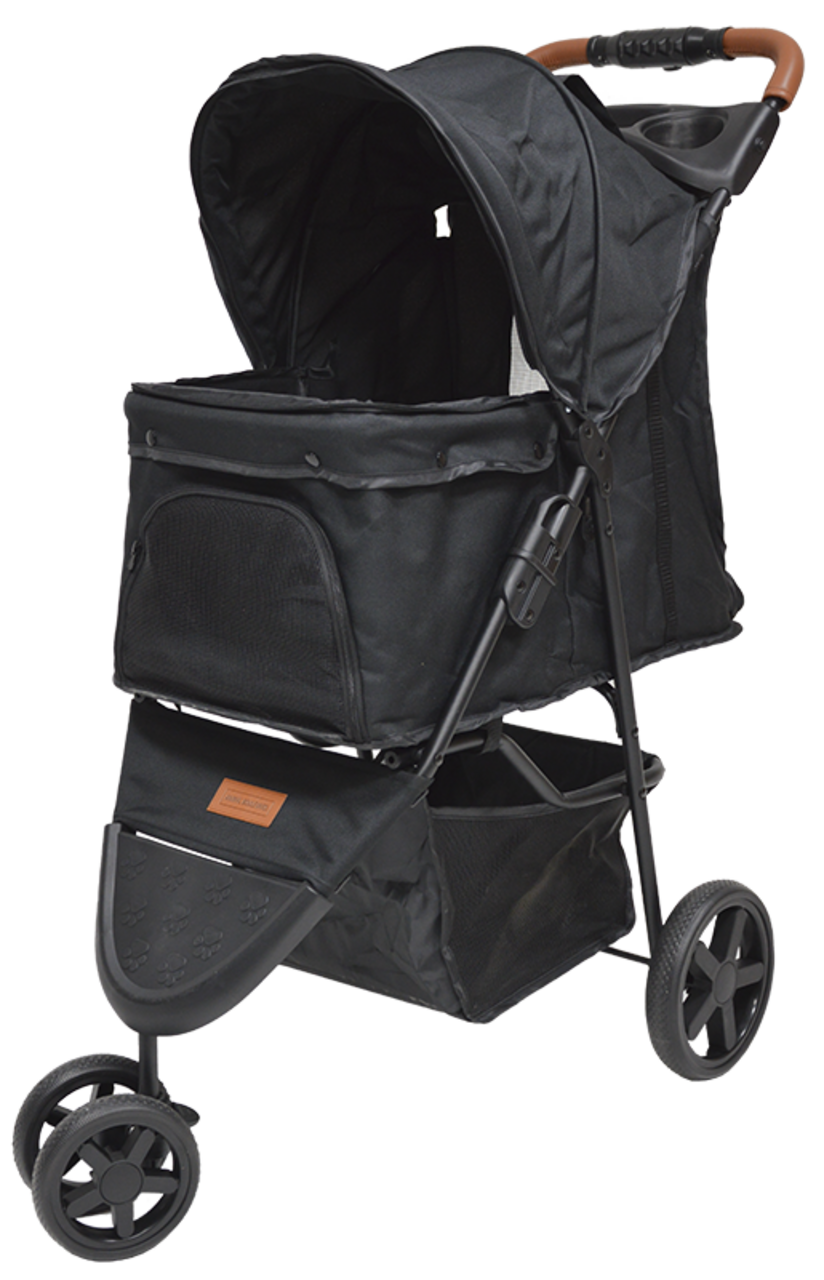 Animal Boulevard Animal Boulevard Classic On The Go Buggy Olivar Zwart Animal Boulevard Animal Boulevard Classic On The Go Buggy Olivar Zwart