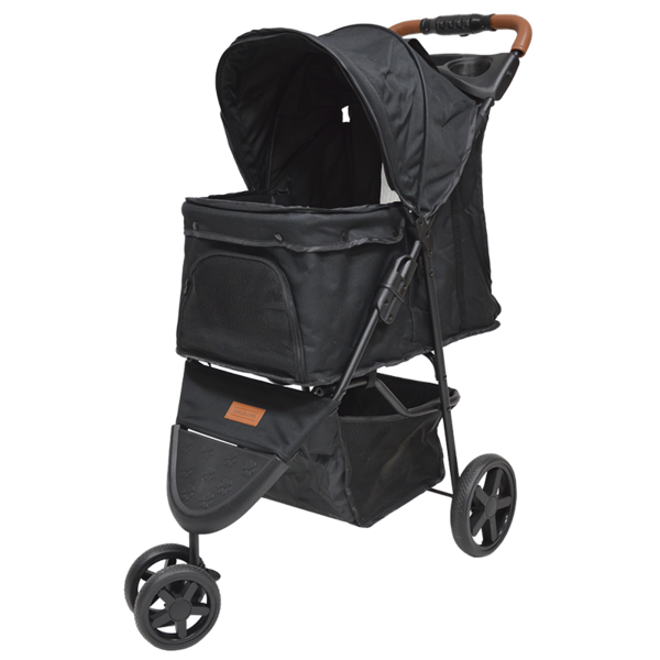 Animal Boulevard Animal Boulevard Classic On The Go Buggy Olivar Zwart Animal Boulevard Animal Boulevard Classic On The Go Buggy Olivar Zwart