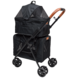Animal Boulevard Animal Boulevard Classic On The Go Buggy Florio Zwart (Dubbel dekker) Animal Boulevard Animal Boulevard Classic On The Go Buggy Florio Zwart (Dubbel dekker)