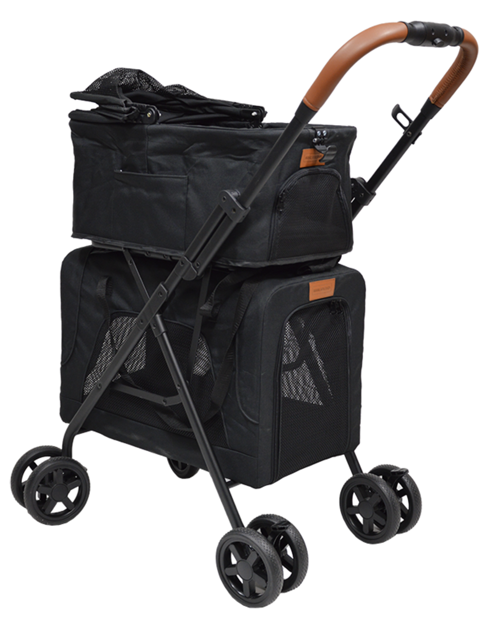 Animal Boulevard Animal Boulevard Classic On The Go Buggy Florio Zwart (Dubbel dekker) Animal Boulevard Animal Boulevard Classic On The Go Buggy Florio Zwart (Dubbel dekker)