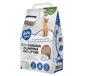 Duvo+ Duvo+ ECO Cassave Klontvormende Kattenbakvulling