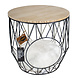 Duvo+ Duvo+ Caviar Metalen Mand Met Tafelblad Duvo+ Duvo+ Caviar Metalen Mand Met Tafelblad