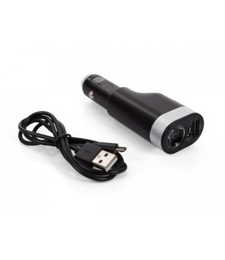 Perel Velleman 6-In-1 Autoladegerät / Powerbank / LED-Taschenlampe / Gürtelschneider / Nothammer