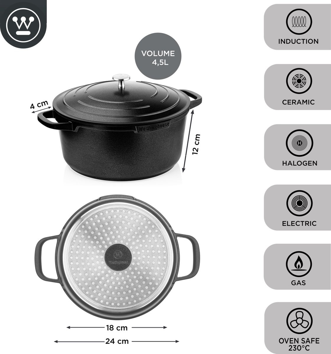 4895218315185 - Performance Series Bräter - Eintopf - Backofen geeignet - 24 cm - Schwarz 4895218315185 - Performance Series Bräter - Eintopf - Backofen geeignet - 24 cm - Schwarz
