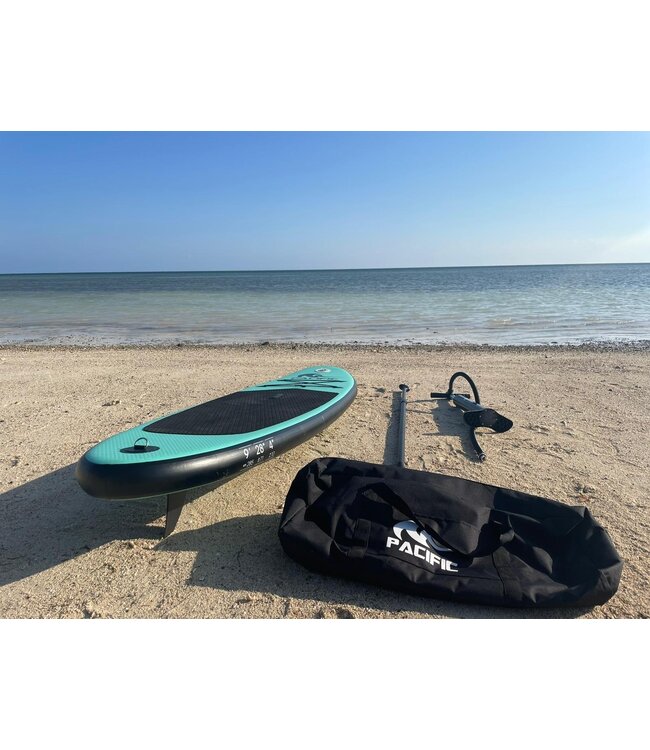 Zweierset! Pacific SUP Aufblasbares Stand Up Paddel Board Ozeangrün