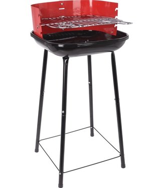 BBQ BBQ Holzkohlegrill - 85 cm - Grillfläche 26x26 cm