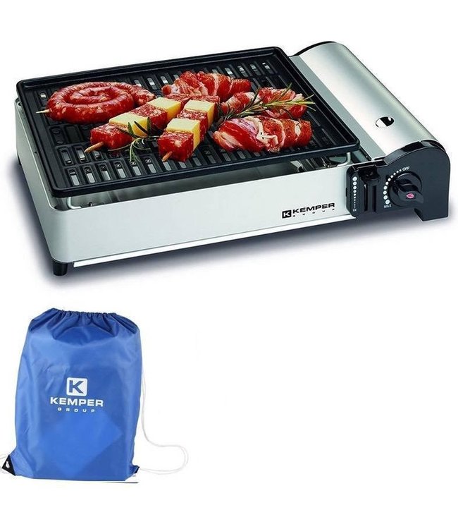 Kemper tragbarer Smart-Gasgrill Tischgrill Campingkocher