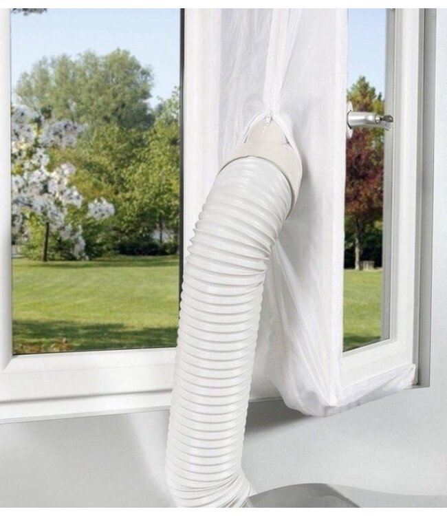 Oak's First Fensterdichtungsset für Klimaanlagen universal 4 m - Zip lock - Gegen Insekten