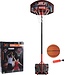 XQ Max Basketball Set - Basketballständer - Verstellbar von 1,38 m bis 2,5 m - Schwarz/Orange