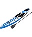 XQ Max - Aufblasbares Stand Up Paddle Board Weiß, Schwarz & Blau 350 cm 150kg Tragkraft - Komplettset SUP Board & Zubehör