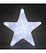 Monzana LED-Acryl-Weihnachtsstern | Helles Weiß | 30 x 5 x 30 cm | Für innen und außen geeignet