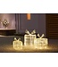 Nampook SET aus 2 beleuchteten Geschenkboxen - 40 LED - 20 cm hoch