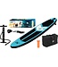 XQ Max Aufblasbares Stand Up Paddle - SUP Board Blau 245 cm 60kg Tragkraft - Komplettset SUP Board und Zubehör