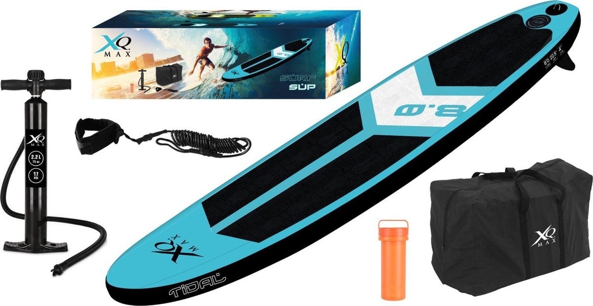 45 cm günstig Kaufen-XQ Max Aufblasbares Stand Up Paddle - SUP Board Blau 245 cm 60kg Tragkraft - Komplettset SUP Board und Zubehör. XQ Max Aufblasbares Stand Up Paddle - SUP Board Blau 245 cm 60kg Tragkraft - Komplettset SUP Board und Zubehör <![CDATA[Unser Team ha