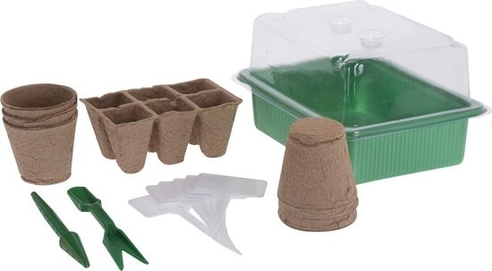 Garden günstig Kaufen-Pro Garden Gemüsegarten/Gewächshaus-Set - 17 Teile - 20 x 6 x 14 cm. Pro Garden Gemüsegarten/Gewächshaus-Set - 17 Teile - 20 x 6 x 14 cm <![CDATA[Wollten Sie schon immer Ihre eigenen Pflanzen, Kräuter und/oder Blumen haben? Das ist Ih