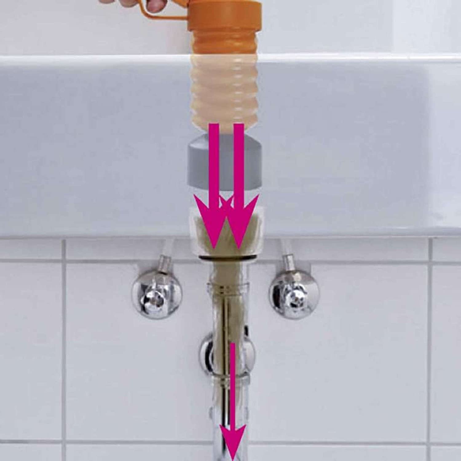 5906083555008 - Abflussentstopfer Entstopferpistole - Spitzen von 63 und 135 cm - Vorel 5906083555008 - Abflussentstopfer Entstopferpistole - Spitzen von 63 und 135 cm - Vorel