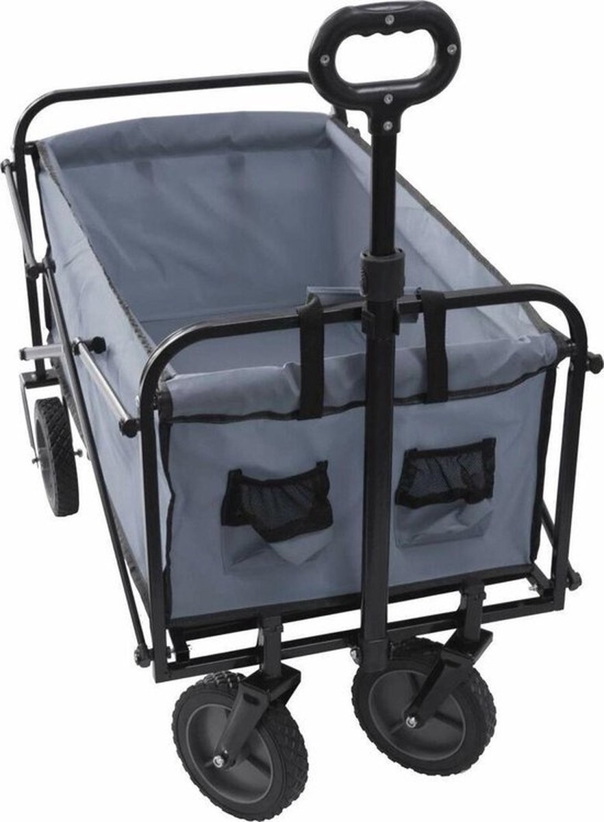 Fragen&Wagen günstig Kaufen-Trolley/Wagen - max 70kg - grau. Trolley/Wagen - max 70kg - grau <![CDATA[Robuster Bollerwagen mit Metallrahmen und Gummireifen - platzsparend zusammenklappbar Vielseitiger Bollerwagen für alle Arten von Aktivitäten, wie z.B. das Tragen von Lasten beim 