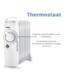 Ölradiator - 700W - 7 Rippen - Mit Thermostat