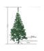 Casaria Künstlicher Weihnachtsbaum - Weihnachtsbaum - 150cm - inklusive Ständer
