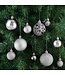 DUB Weihnachtskugeln - Christbaumschmuck - Christbaumschmuck - Silber 100 St.