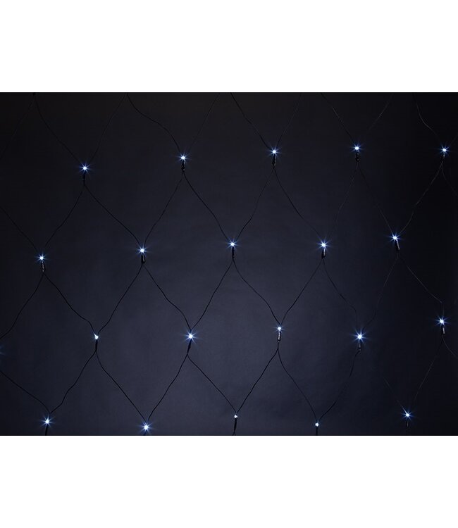 Vellight Weihnachtsbeleuchtung - 2x2m - 144 LED- Kaltweiß - Innen und Außen