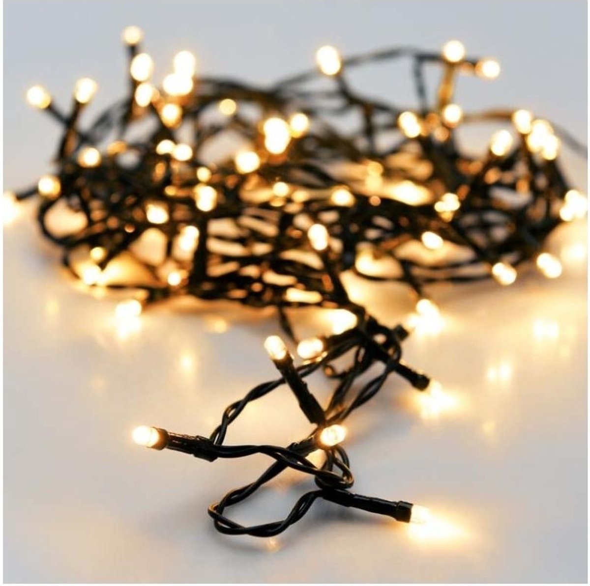 Nampook - Weihnachtsbeleuchtung Snakelight - 2er SET - 560LEDs - 11 Meter - Warmweiß - Microcluster