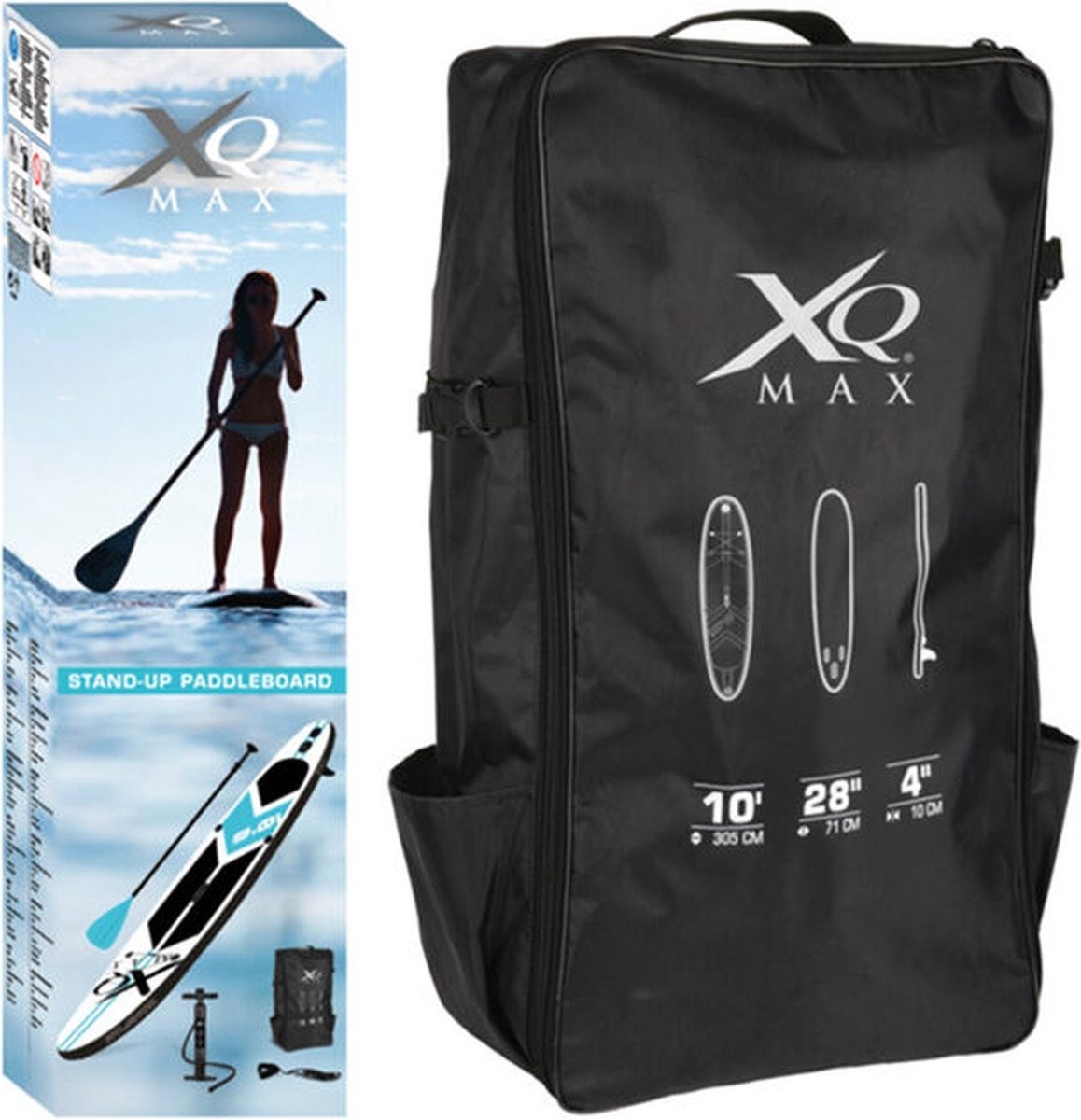 8719407081032 - XQ Max Sup Board - 320cm - Bis zu 150kg - Blau - Komplettset 8719407081032 - XQ Max Sup Board - 320cm - Bis zu 150kg - Blau - Komplettset