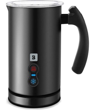 KitchenBrothers KitchenBrothers Elektrischer Milchaufschäumer - 240 ML - Schwarz