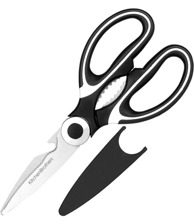 BWare KitchenBrothers Küchenschere spülmaschinenfest Schwarz/Weiß